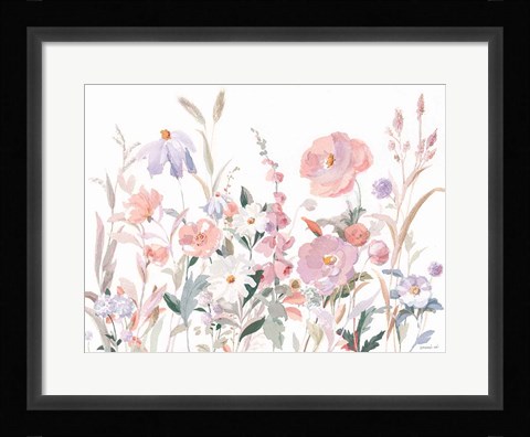 Framed Boho Wildflowers Print