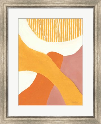 Framed Retro Abstract VI Bright Print