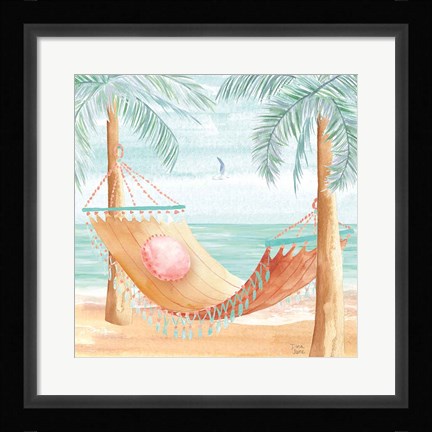 Framed Ocean Breeze III Print