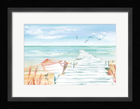 Framed Ocean Breeze I Print