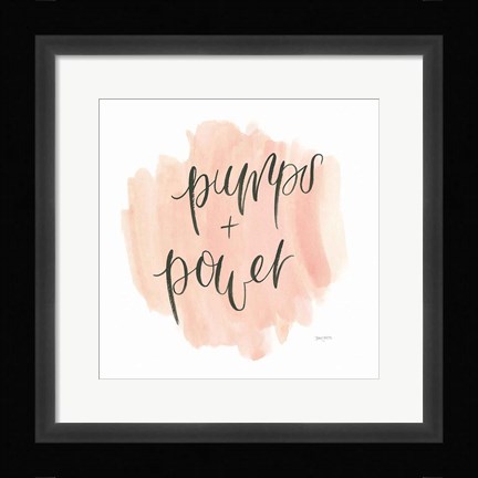 Framed Girl Boss I Print