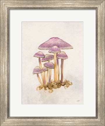 Framed Woodland Mushroom III Print