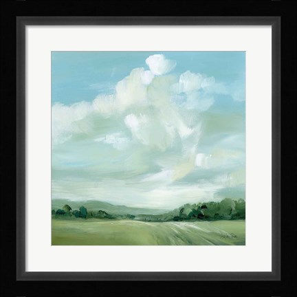 Framed Summer Clouds Print