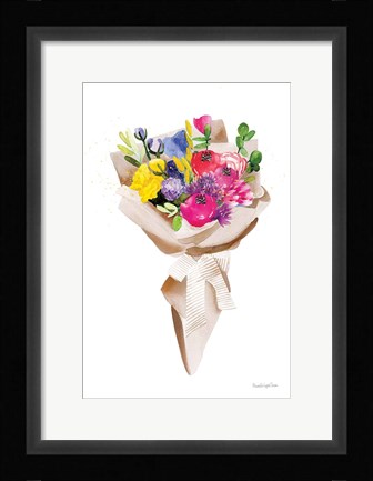 Framed Happy Flowers Print