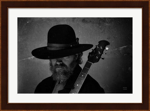 Framed Home on the Range Cowboy I Print