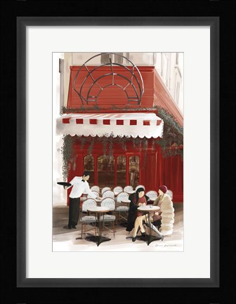 Framed Paris Bistro Print