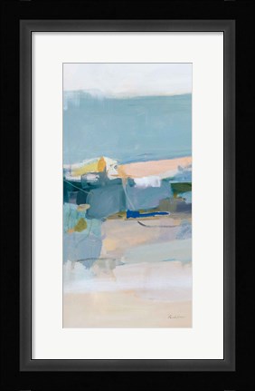 Framed Moab Panel Blue Gray Print