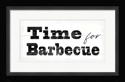 Framed Time for Barbecue Print
