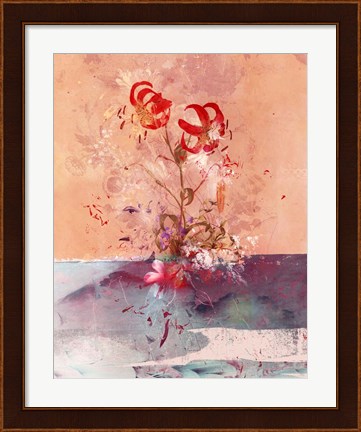 Framed Floriage Print