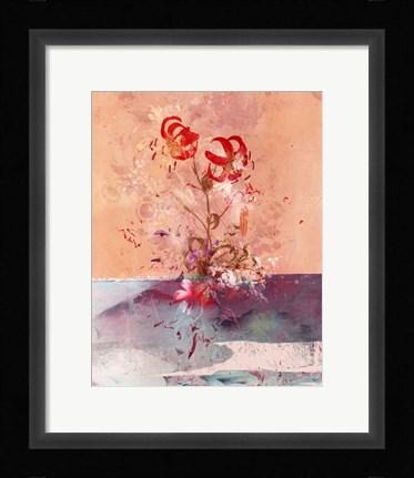 Framed Floriage Print