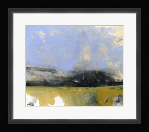 Framed Umber Wood Print