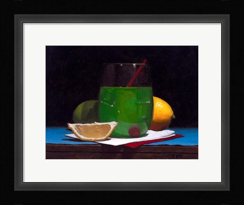 Framed Midori Sour Print