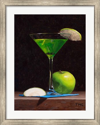 Framed Sour Apple Martini Print