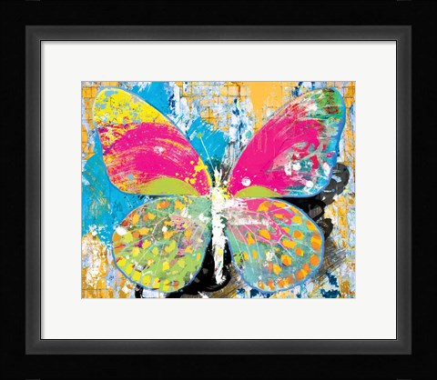 Framed Subway Monarch Print