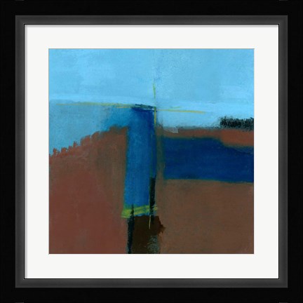 Framed House On The Hill Print