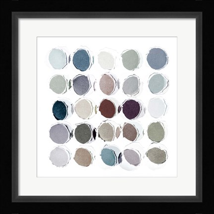 Framed Overlapping Thoughts Print