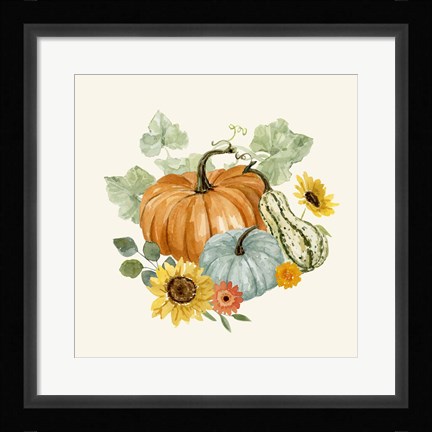 Framed Hello Autumn I Print