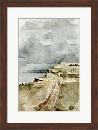 Framed Rainy Coast II Print