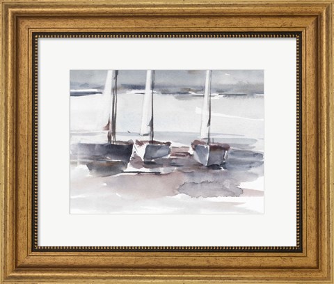Framed Caribbean Sails II Print