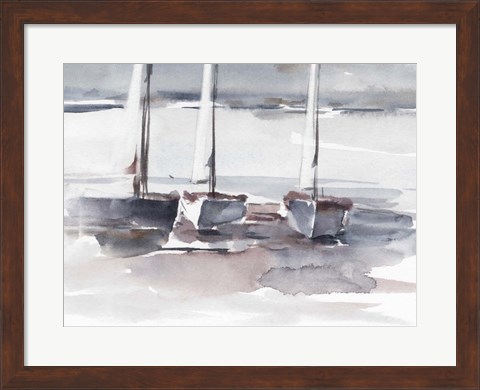 Framed Caribbean Sails II Print