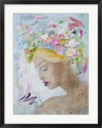 Framed Femme Fleur II Print