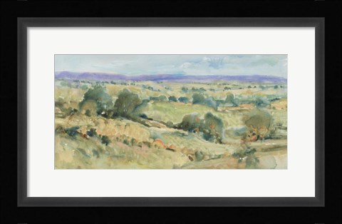 Framed Soft Lavender Sky I Print