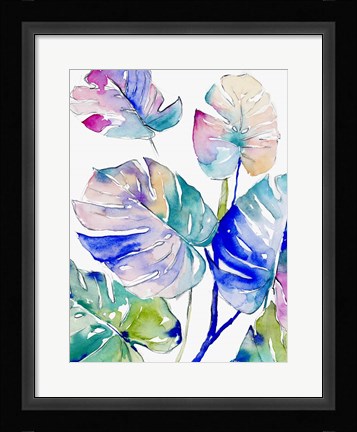 Framed Prism Palms II Print