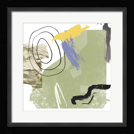 Framed Abstract Swamp II Print