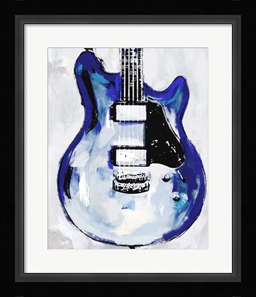 Framed Electric Blues II Print