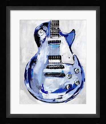 Framed Electric Blues III Print