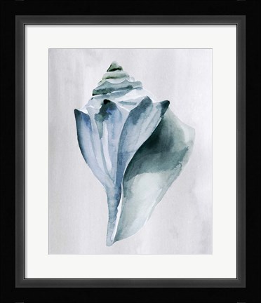 Framed Soft Ocean Gems I Print