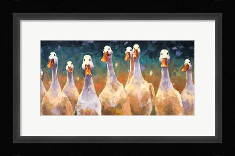 Framed Those Darn Ducks Print