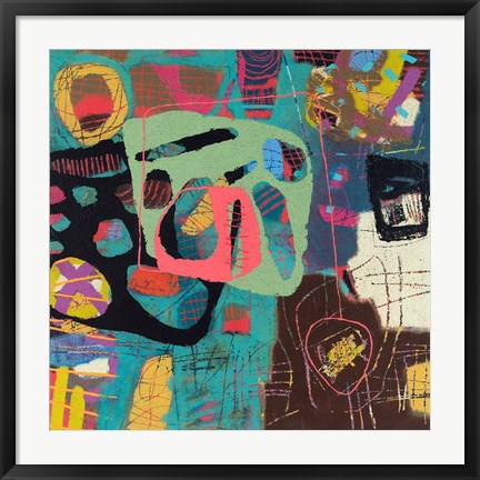 Framed Conversations In The Abstract No. 108 Print