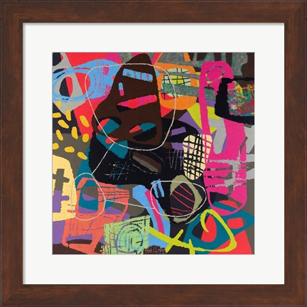 Framed Conversations In The Abstract No. 111 Print