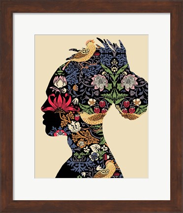 Framed Afro Man Print