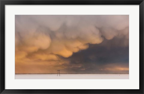 Framed Sunset Clouds Print