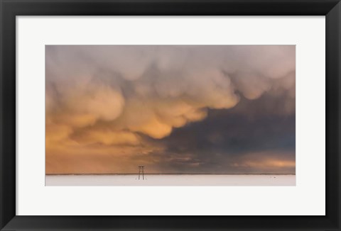 Framed Sunset Clouds Print