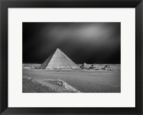 Framed Pyramids Print