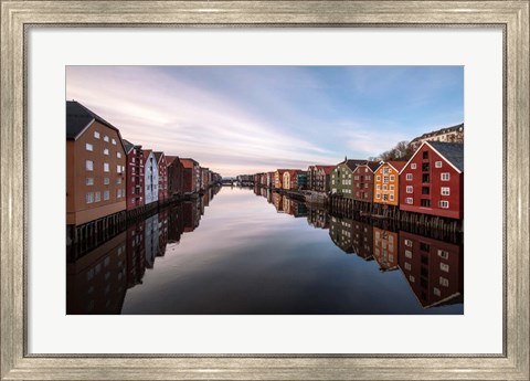 Framed Trondheim, Norway Print