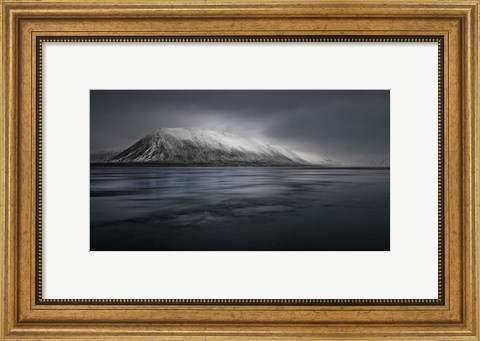Framed Last Light Iceland Print