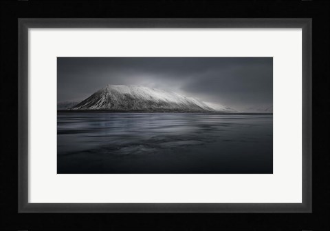 Framed Last Light Iceland Print