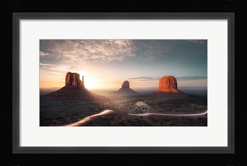 Framed When Dawn Married Dusk Print