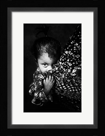 Framed Just a look Print