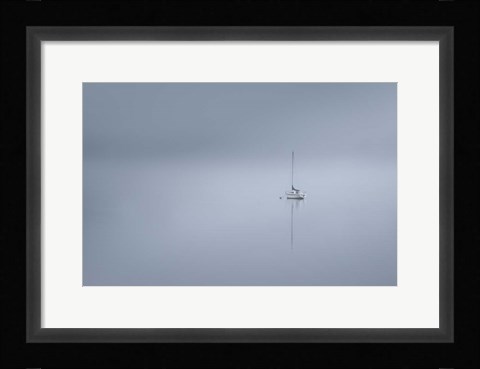 Framed Lonesome Boatman Print