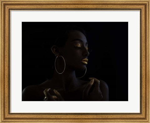 Framed Gold Touches 1 Print