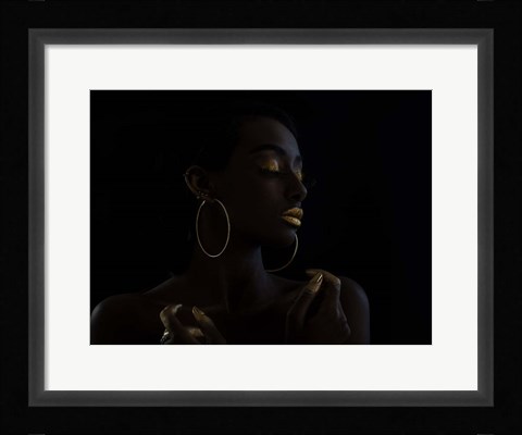 Framed Gold Touches 1 Print