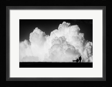 Framed Waiting for the Storm Print