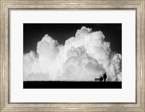 Framed Waiting for the Storm Print
