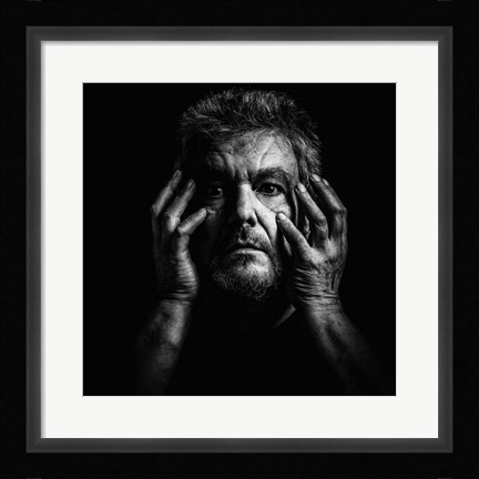 Framed Fear and Grief Eat Life Print