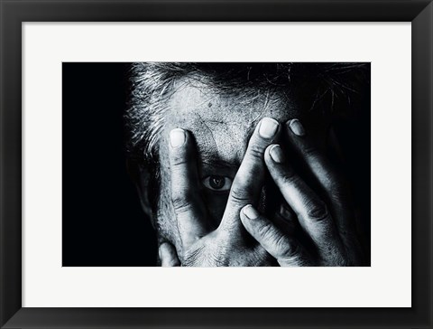 Framed Open the Sadness Print